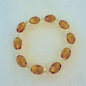 Yellow Crystal Bracelet